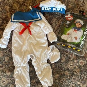 Stay Puft Marshmallow Man Baby Costume Halloween 12-24 months